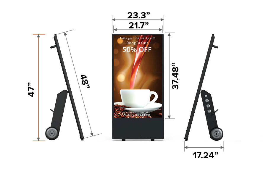 Video Stand Up Displays