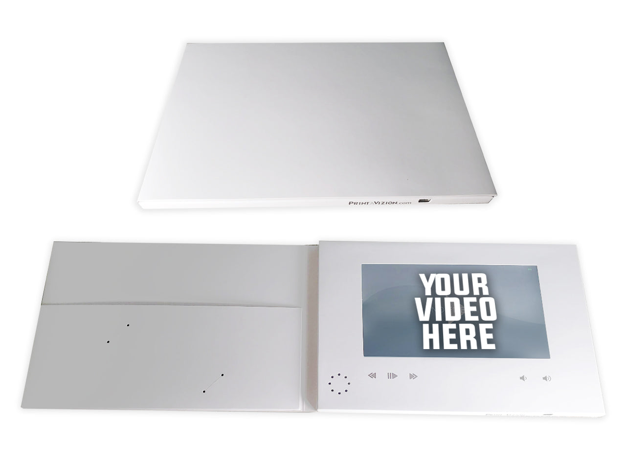 blank white video