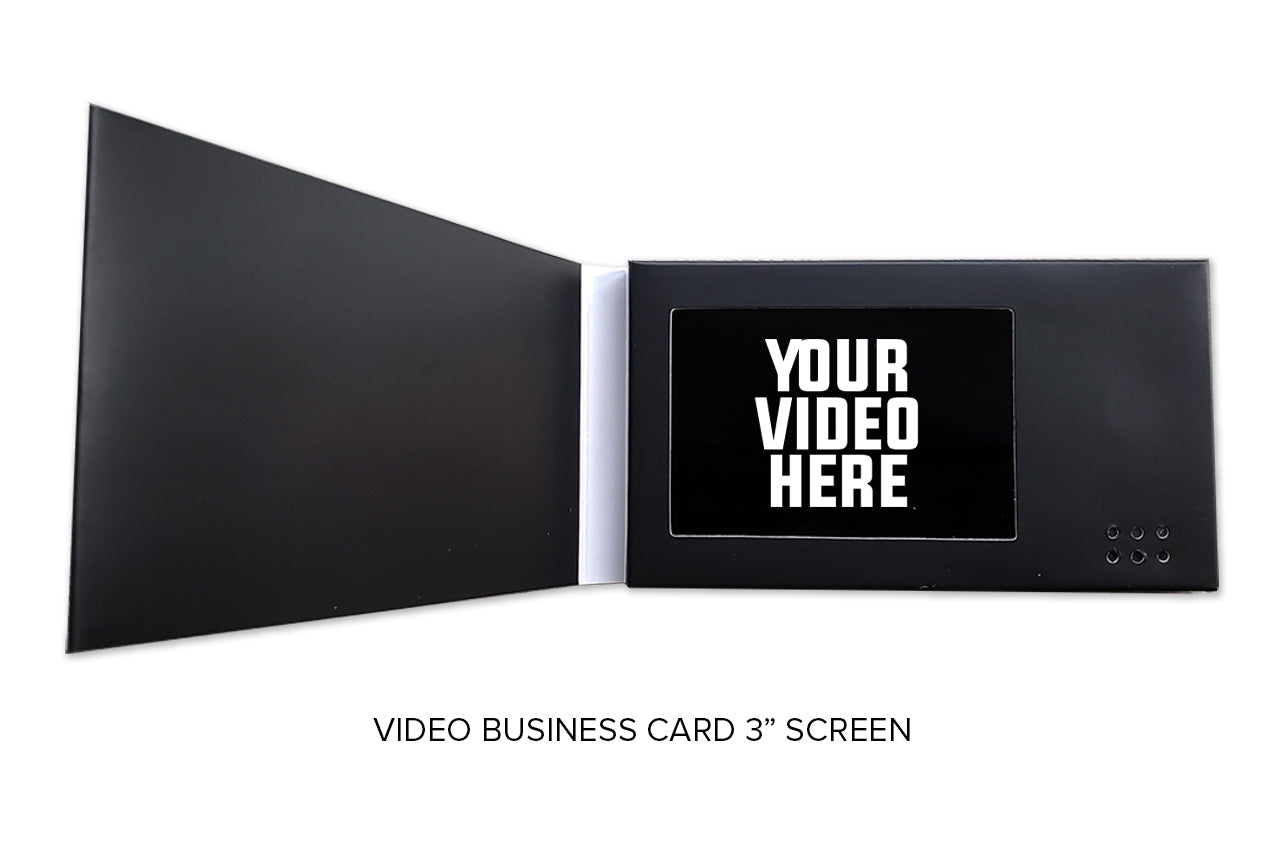 blank video business card
