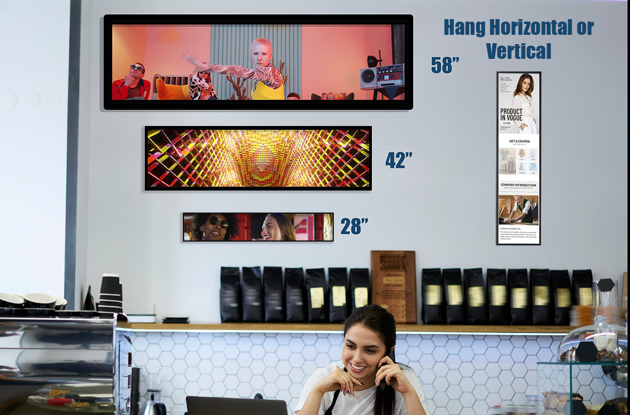 Video Bar Video Signs with a Variety of Sizes | Control Your Videos Vi ...